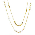 Necklace, 18K Gold Plated Steel