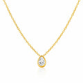 Necklace, 18K Gold Plated Steel
